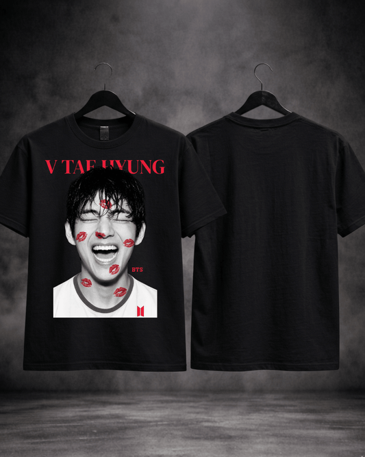 T-shirt BTS V Tae Hyung Kiss Edition - SuDrops