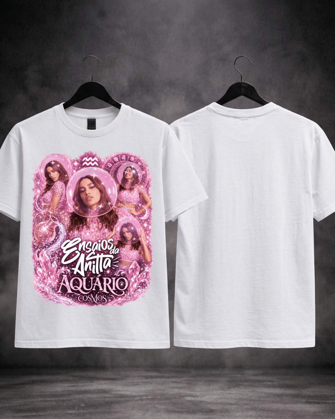 T-shirt Ensaios da Anitta Aquário Cosmos Edition - SuDrops