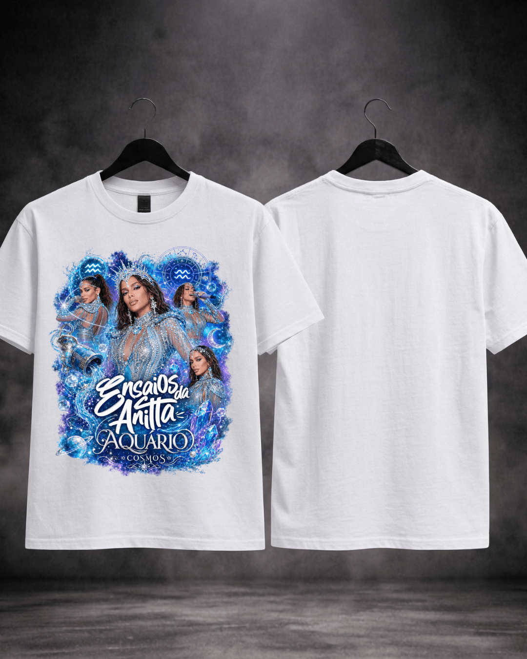 T-shirt Ensaios da Anitta Aquário Cosmos Edition - SuDrops