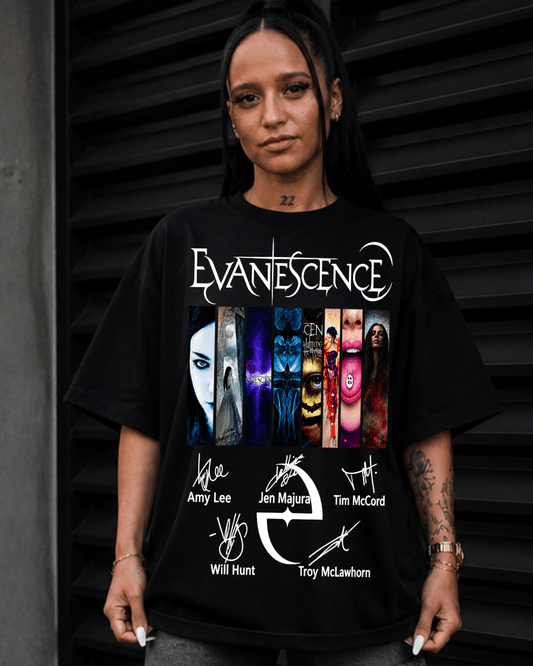 T-shirt Evanescence Discografia Edition - SuDrops