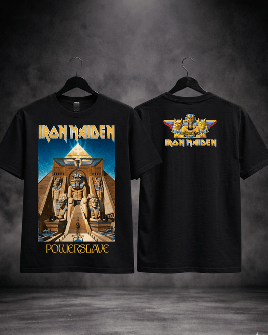T-Shirt Iron Maiden Powerslave Preta - SuDrops
