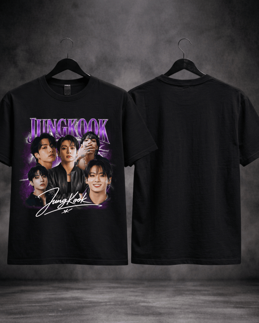 T-shirt Jungkook Purple Signature Edition - SuDrops