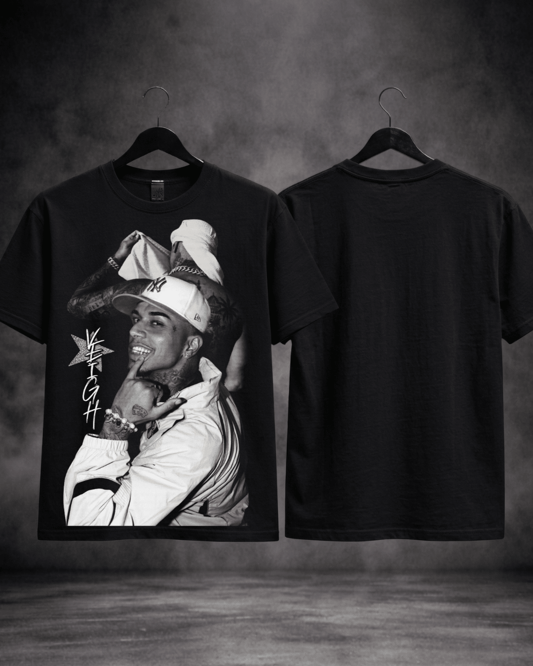 T-Shirt Veigh Retrato Preta - Sudrops