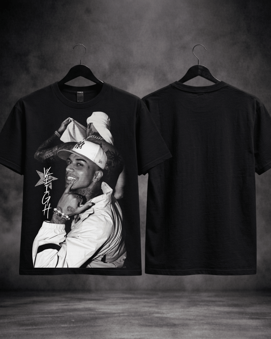 T-Shirt Veigh Retrato Preta - SuDrops