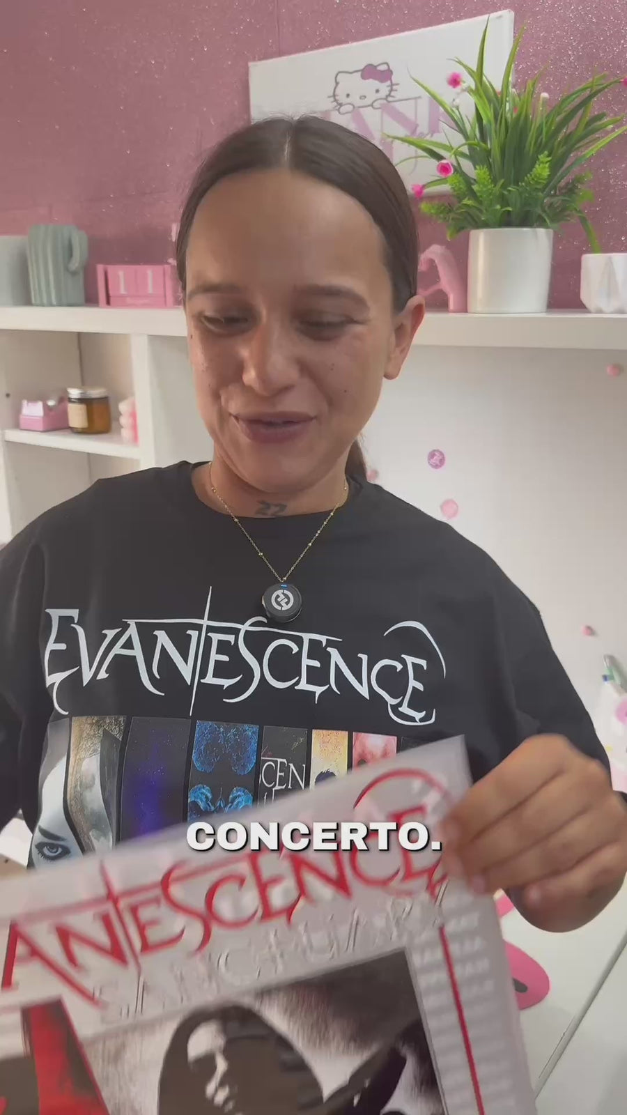 Bastidores da Sudrops: t-shirt Evanescence acabada de produzir
