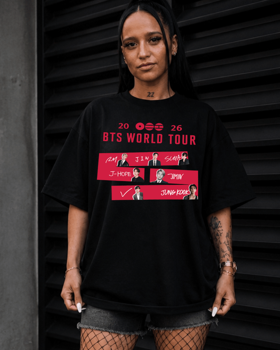 T-shirt de fã Sudrops — o que vestir num concerto