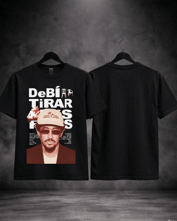 T-Shirt Bad Bunny DTMF Preta Frente