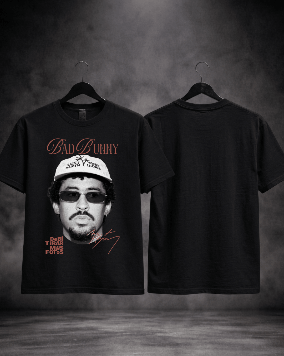 T-shirt Bad Bunny Edição Limitada - detalhe da versão preta - SuDrops