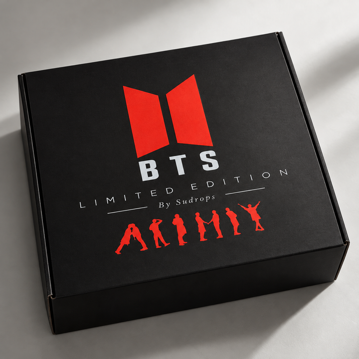 Caixa preta personalizada BTS Limited Edition By Sudrops - Sudrops