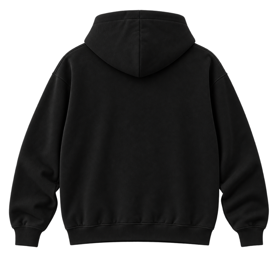 hoodie black back
