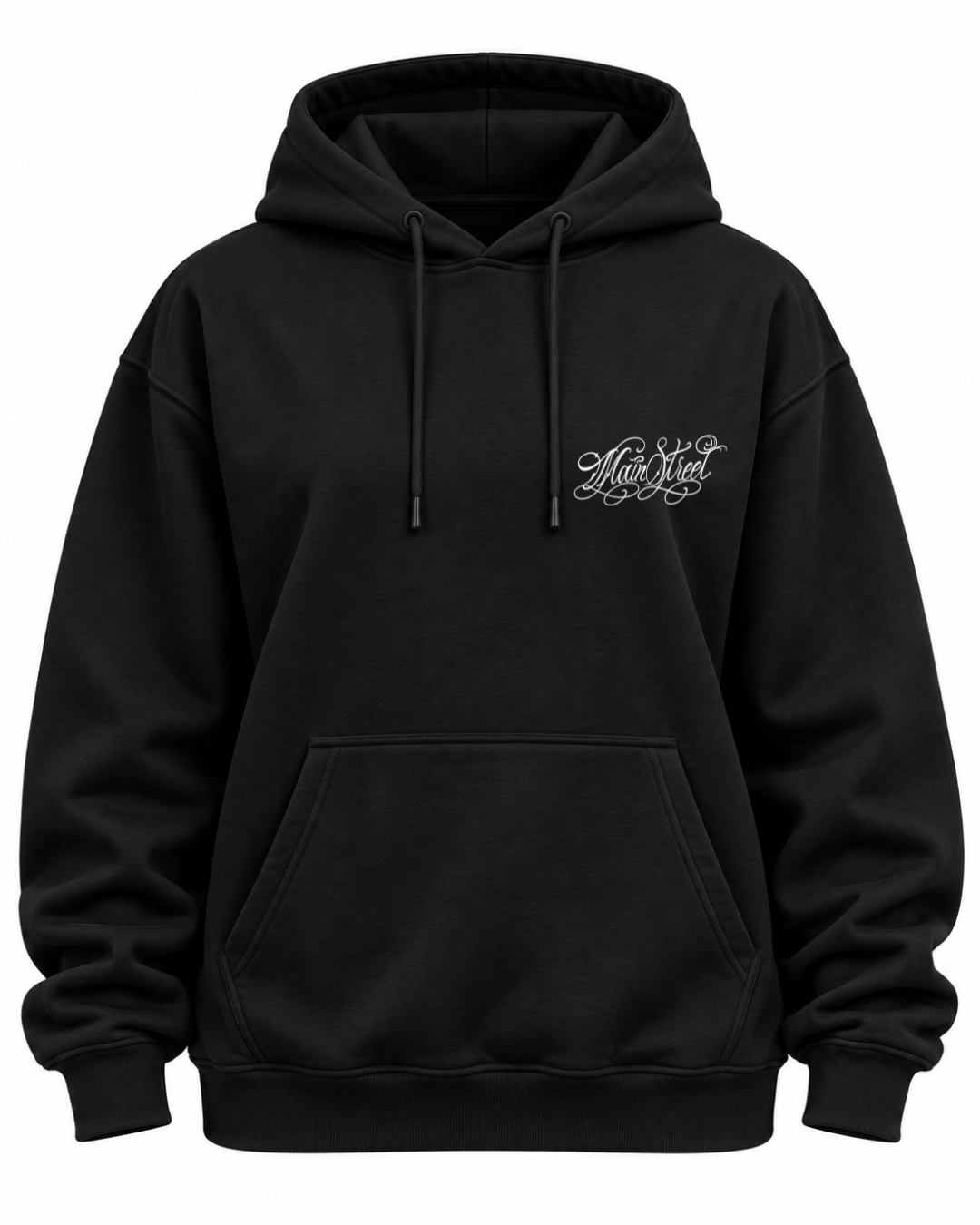 
Hoodie Orochi Discografia preto - frente com lettering caligráfico ao peito - Sudrops
