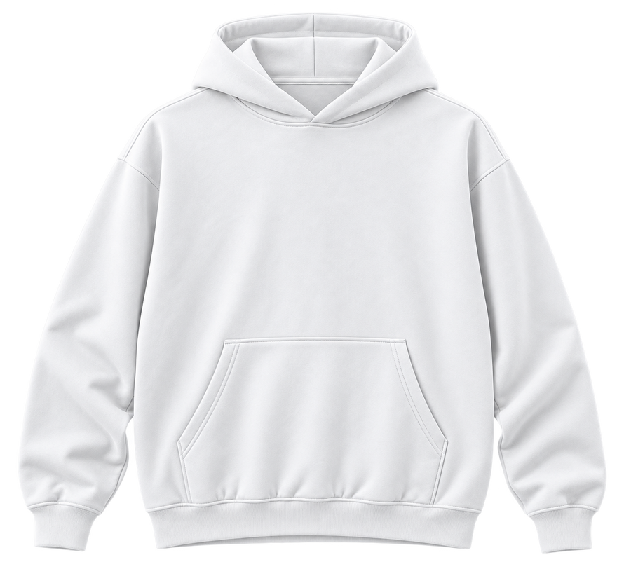 hoodie white front