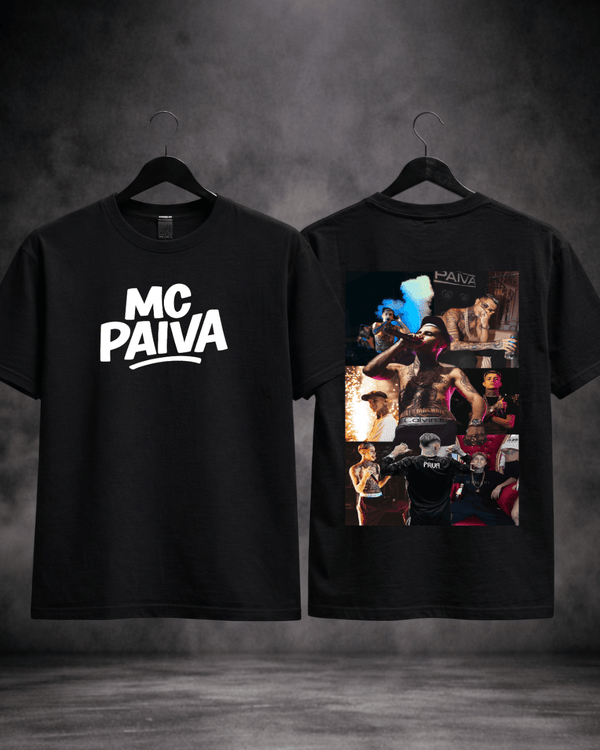 T-Shirt Mc Paiva Edição de Fã Preta v2
