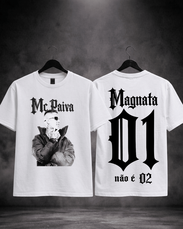T-Shirt Mc Paiva Edição de Fã Branca