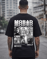 T-Shirt Morad Edição de Fã Preta Frente e Costas