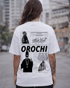T-Shirt Orochi Edição Limitada Fã Frente e Costas