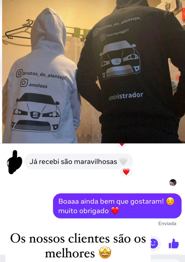 Feedback real de cliente recebido no Instagram