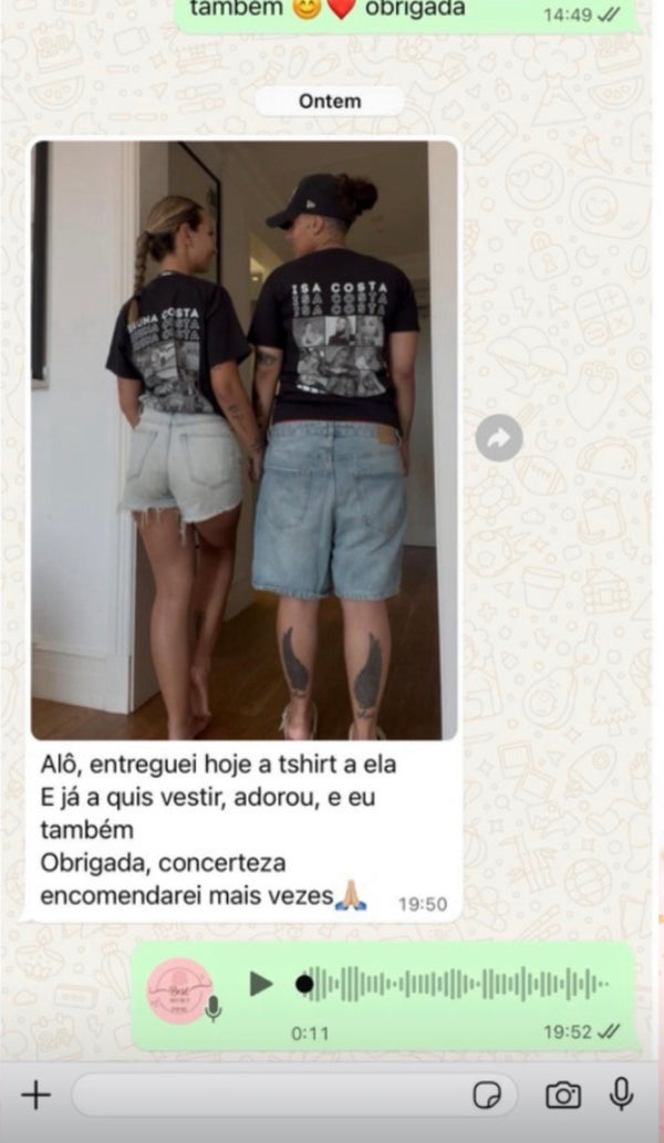 Feedback real de cliente recebido no Instagram