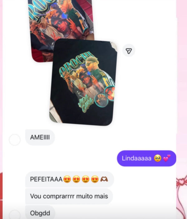 Feedback real de cliente recebido no Instagram