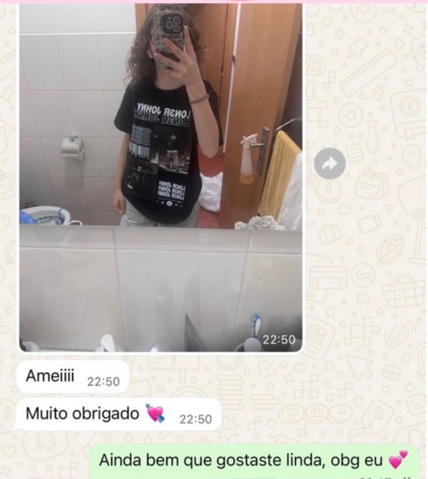 Feedback real de cliente recebido no Instagram