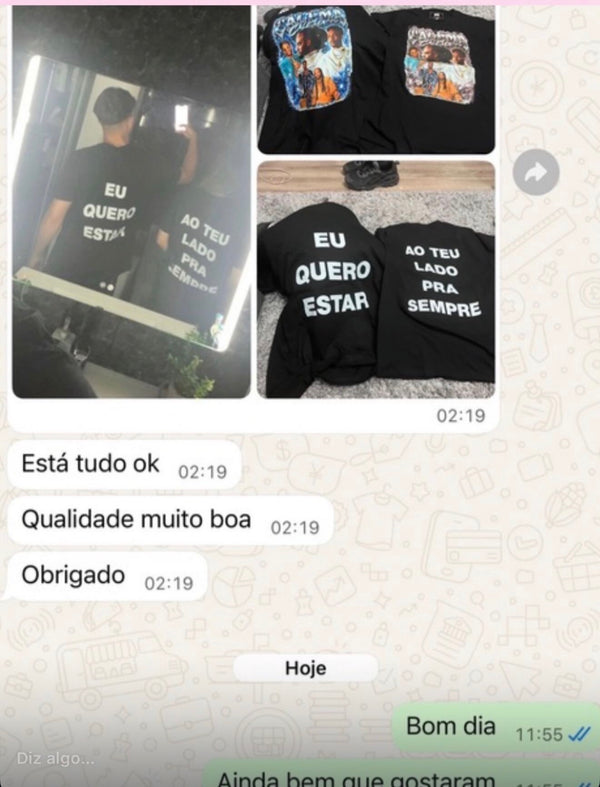 Feedback real de cliente recebido no Instagram