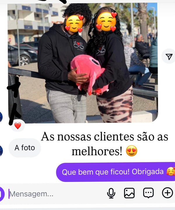 Feedback real de cliente recebido no Instagram