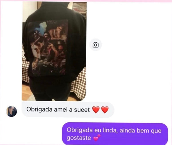 Feedback real de cliente recebido no Instagram