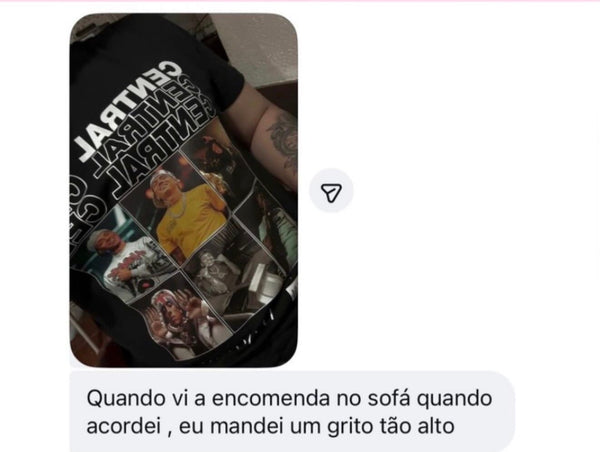 Feedback real de cliente recebido no Instagram