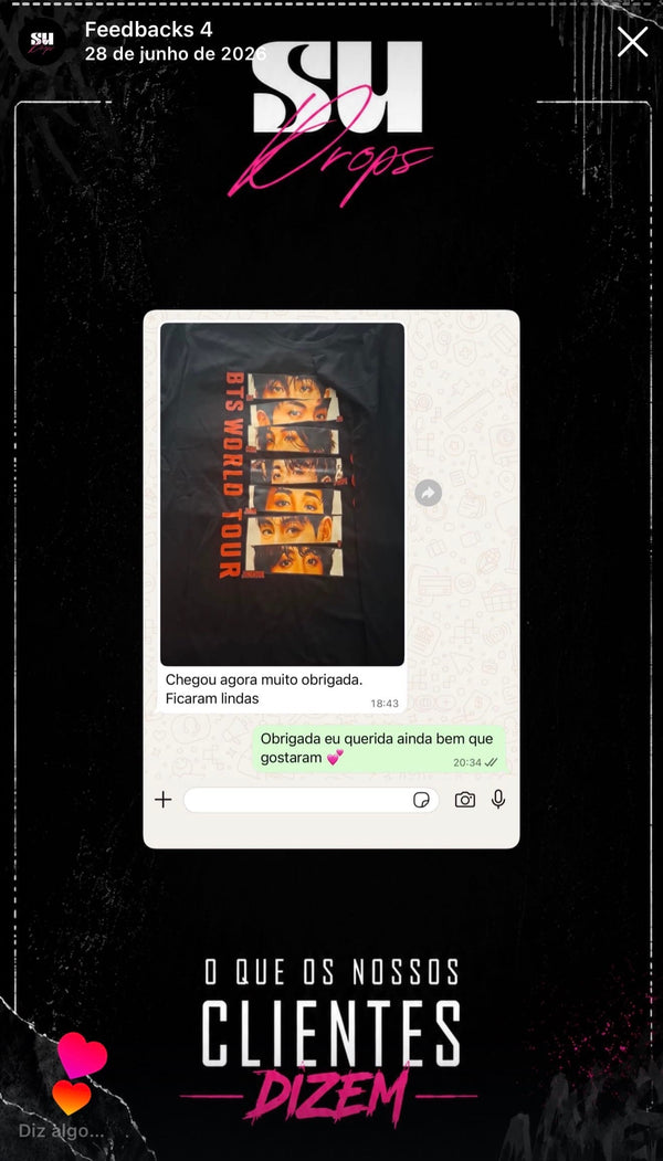 Feedback real de cliente recebido no Instagram