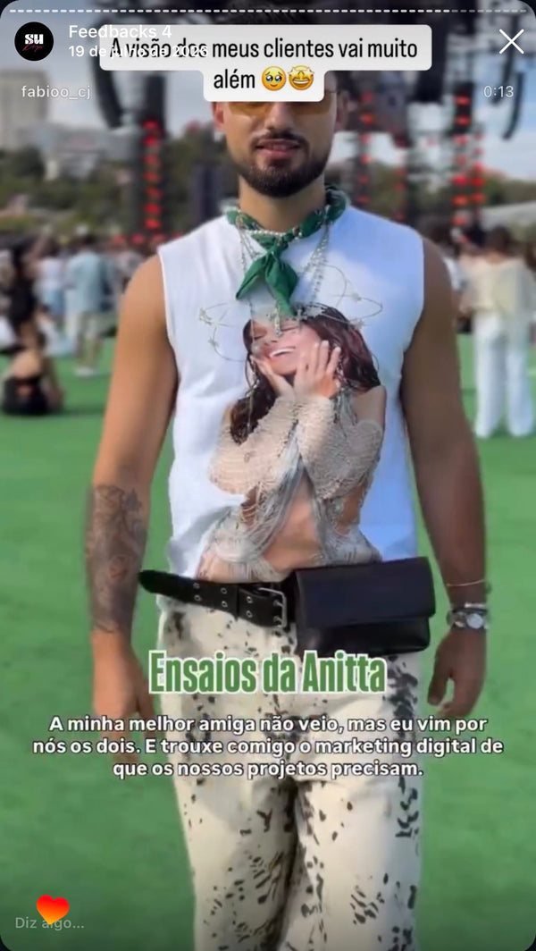 Feedback real de cliente recebido no Instagram