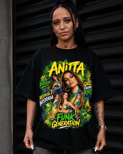 T-shirt Anitta Funk Generation Edition - Sudrops