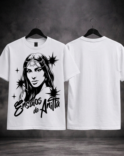 T-shirt Anitta Line Art Ensaios Edition