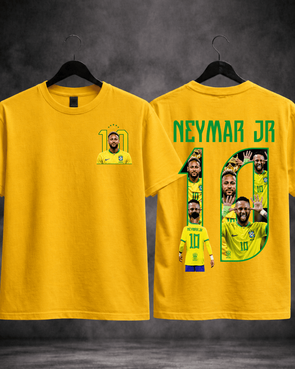 T-Shirt Brasil Neymar 10 Copa 2026 Amarela