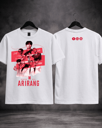 T-shirt BTS Arirang Red Edition - SuDrops