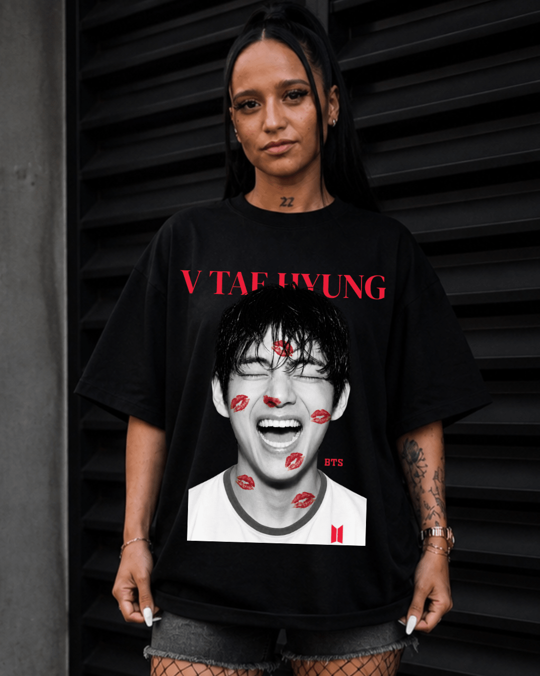 T-shirt BTS V Tae Hyung Kiss Edition - SuDrops