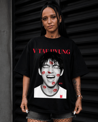 T-shirt BTS V Tae Hyung Kiss Edition - SuDrops