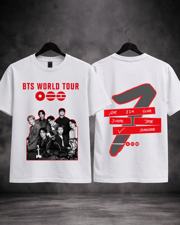 T-shirt BTS World Tour 2026 — Double Side Edition