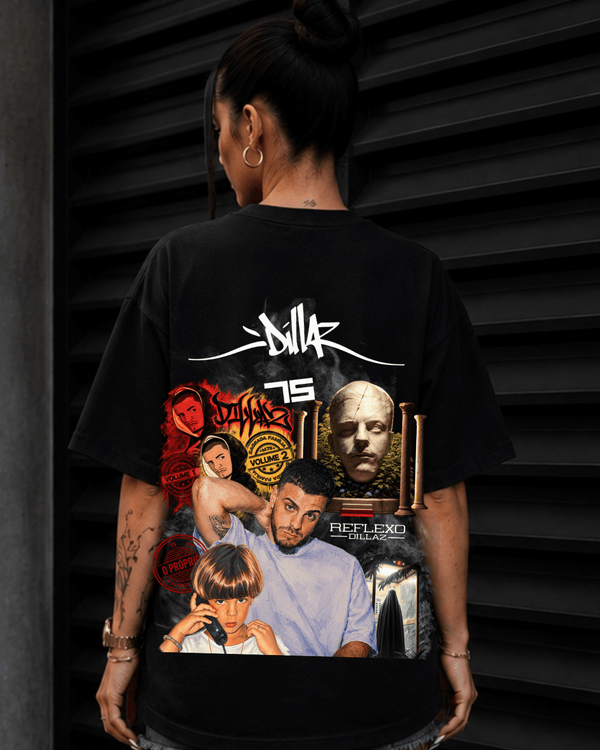 T-Shirt Dillaz 75 Preta
