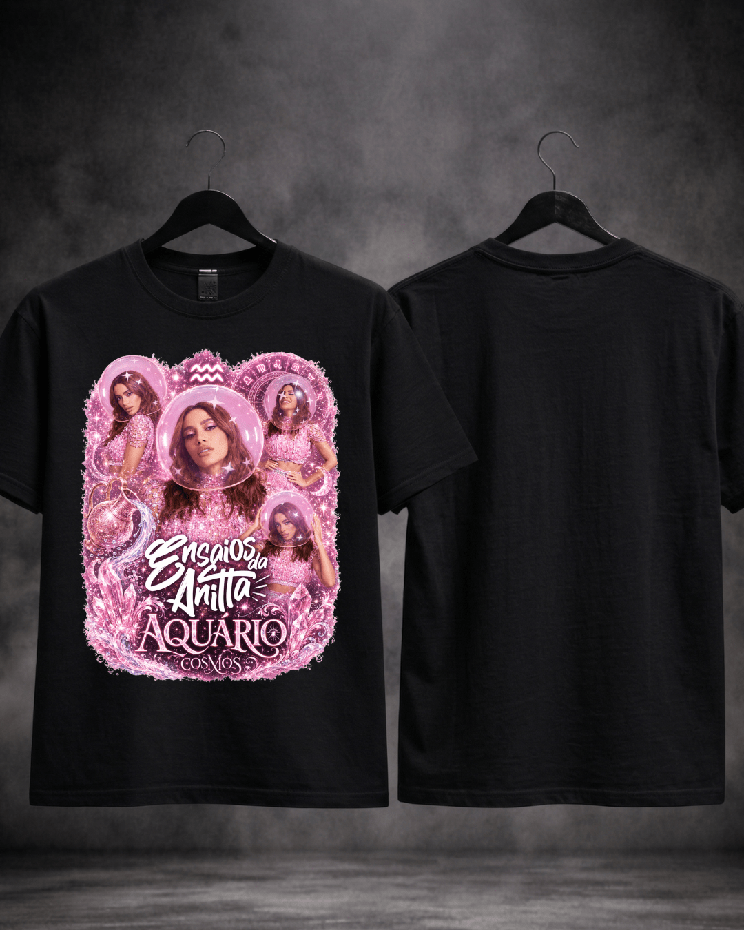 T-shirt Ensaios da Anitta Aquário Cosmos Edition - SuDrops