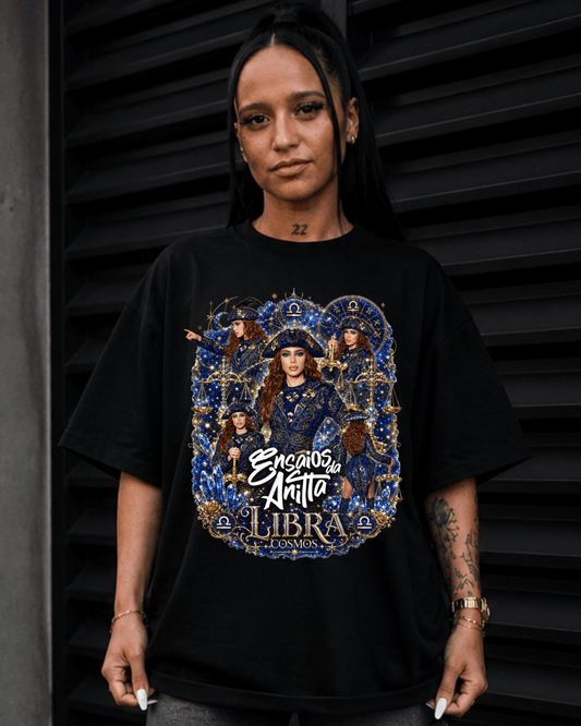 T-shirt Ensaios da Anitta Balança Cosmos Edition - SuDrops