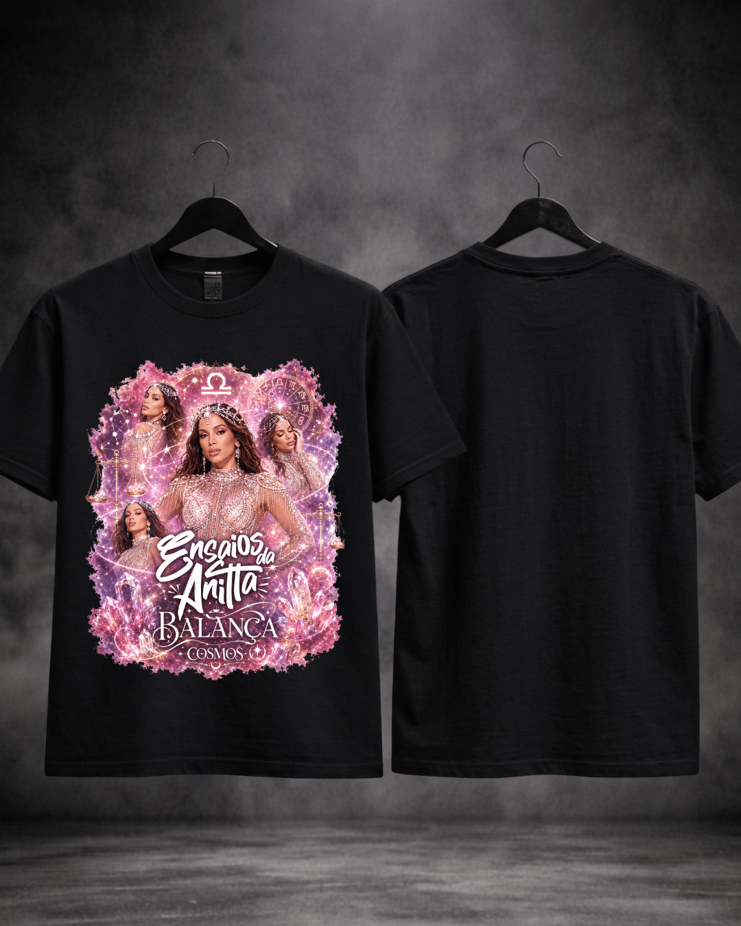 T-shirt Ensaios da Anitta Balança Cosmos Edition - SuDrops