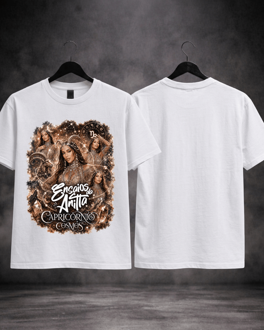T-shirt Ensaios da Anitta Capricórnio Cosmos Edition - SuDrops