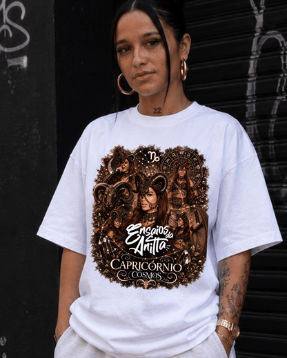 T-shirt Ensaios da Anitta Capricórnio Cosmos Edition - SuDrops