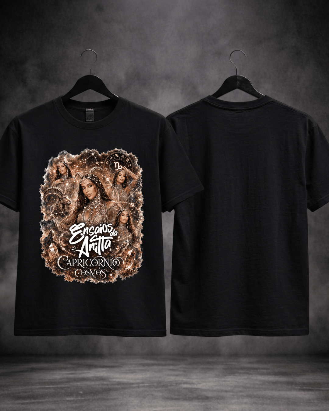 T-shirt Ensaios da Anitta Capricórnio Cosmos Edition - SuDrops