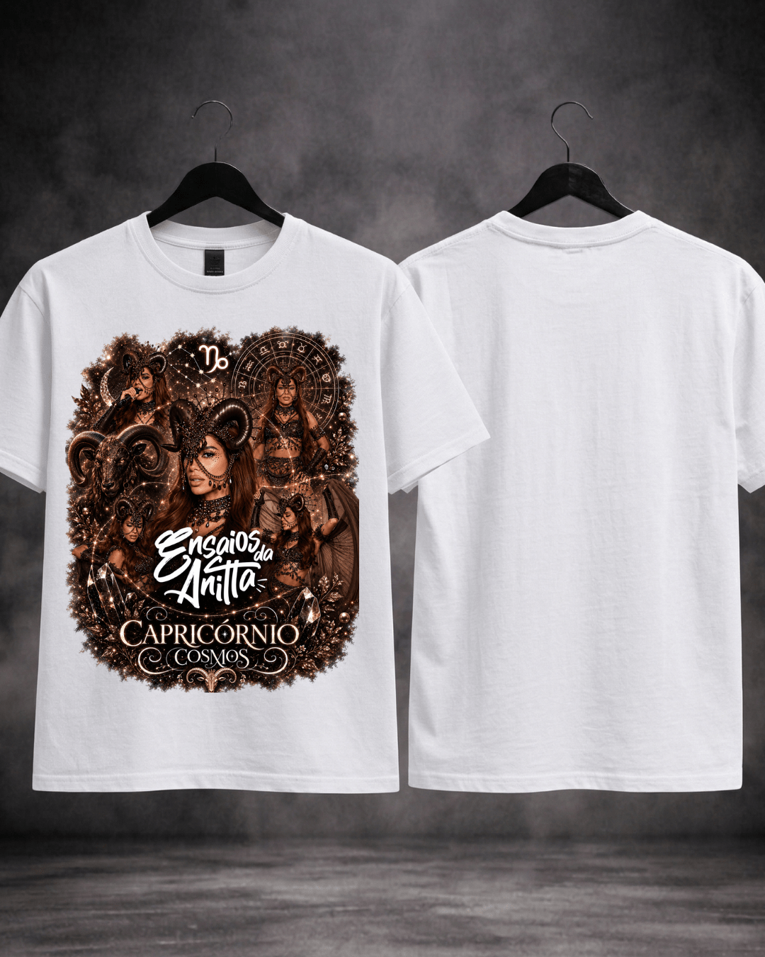 T-shirt Ensaios da Anitta Capricórnio Cosmos Edition - SuDrops