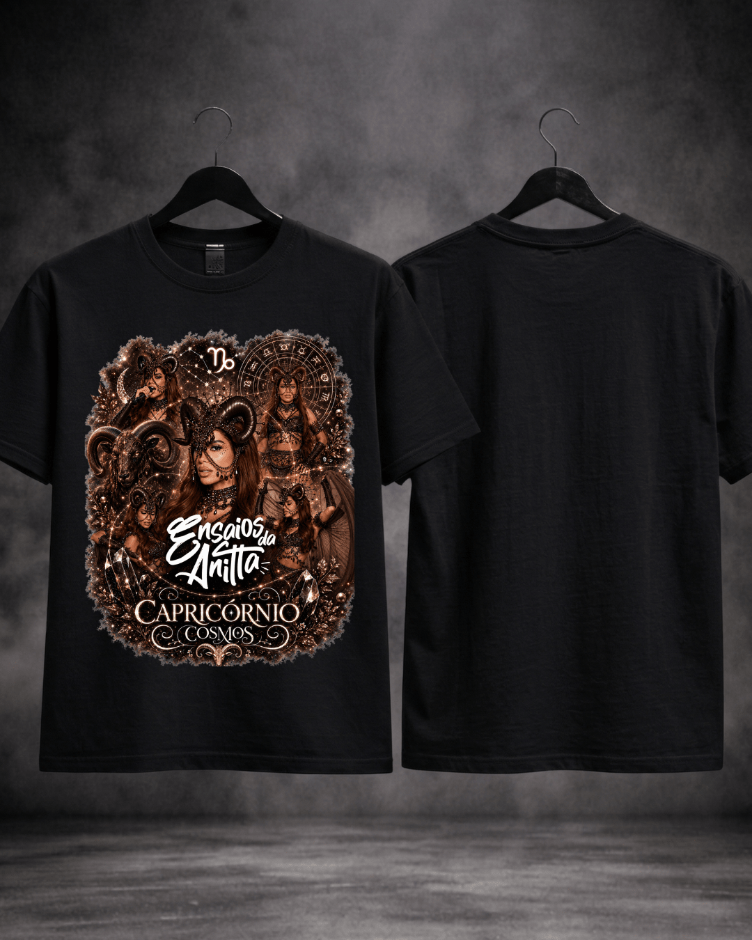 T-shirt Ensaios da Anitta Capricórnio Cosmos Edition - SuDrops
