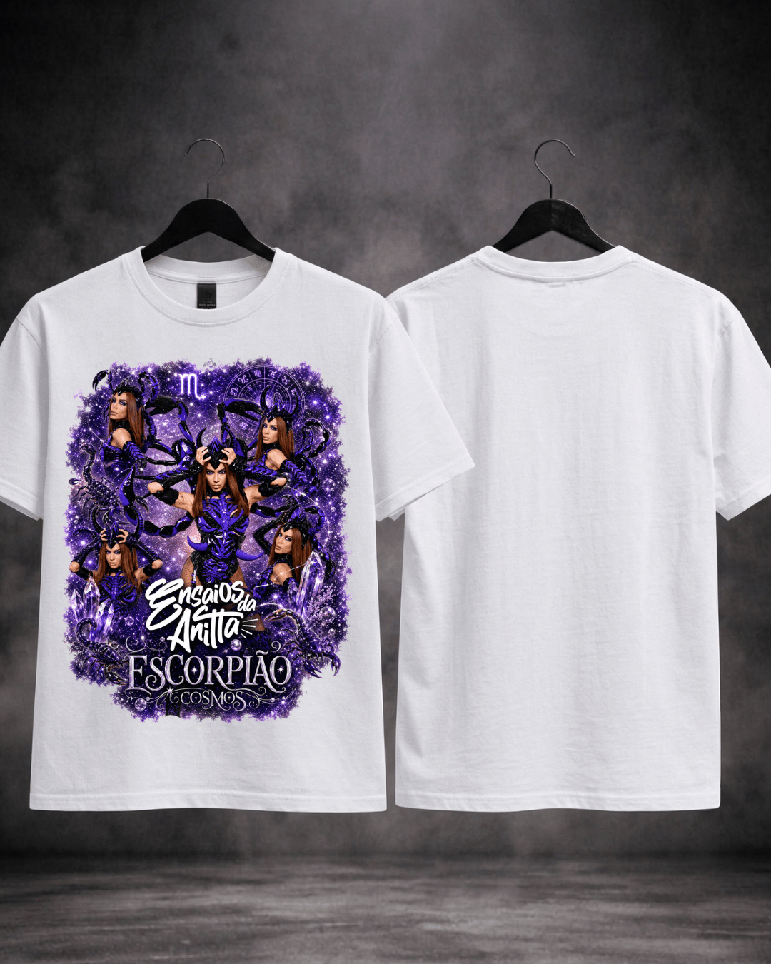 T-shirt Ensaios da Anitta Escorpião Cosmos Edition - SuDrops