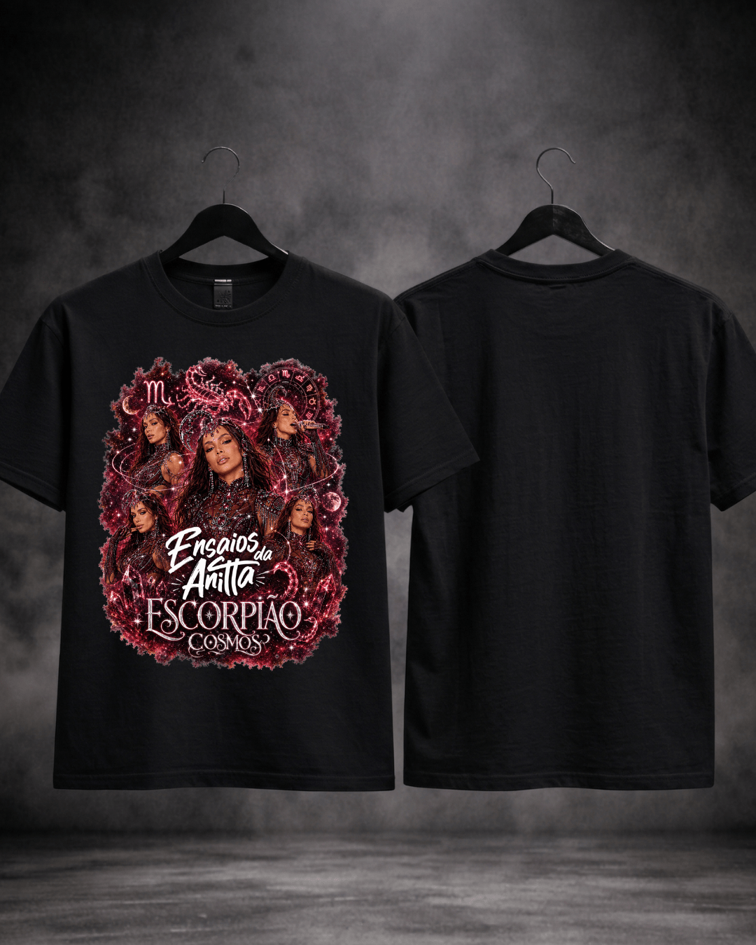 T-shirt Ensaios da Anitta Escorpião Cosmos Edition - SuDrops