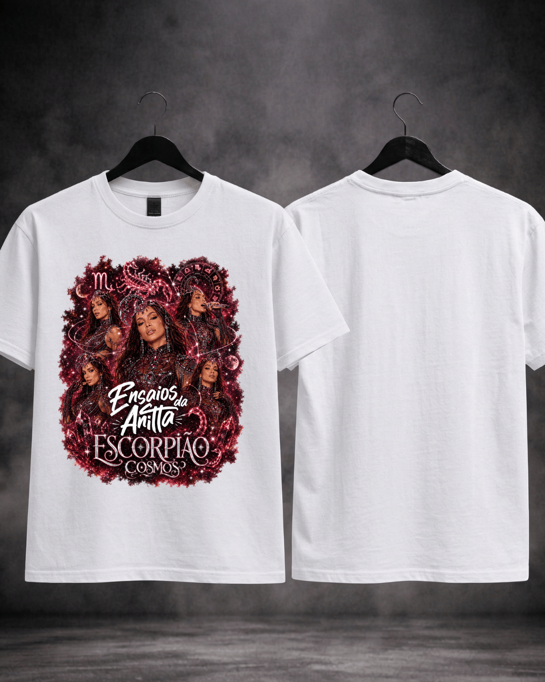 T-shirt Ensaios da Anitta Escorpião Cosmos Edition - SuDrops