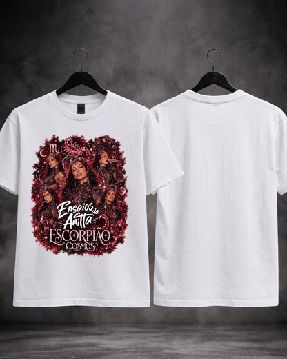 T-shirt Ensaios da Anitta Escorpião Cosmos Edition - SuDrops